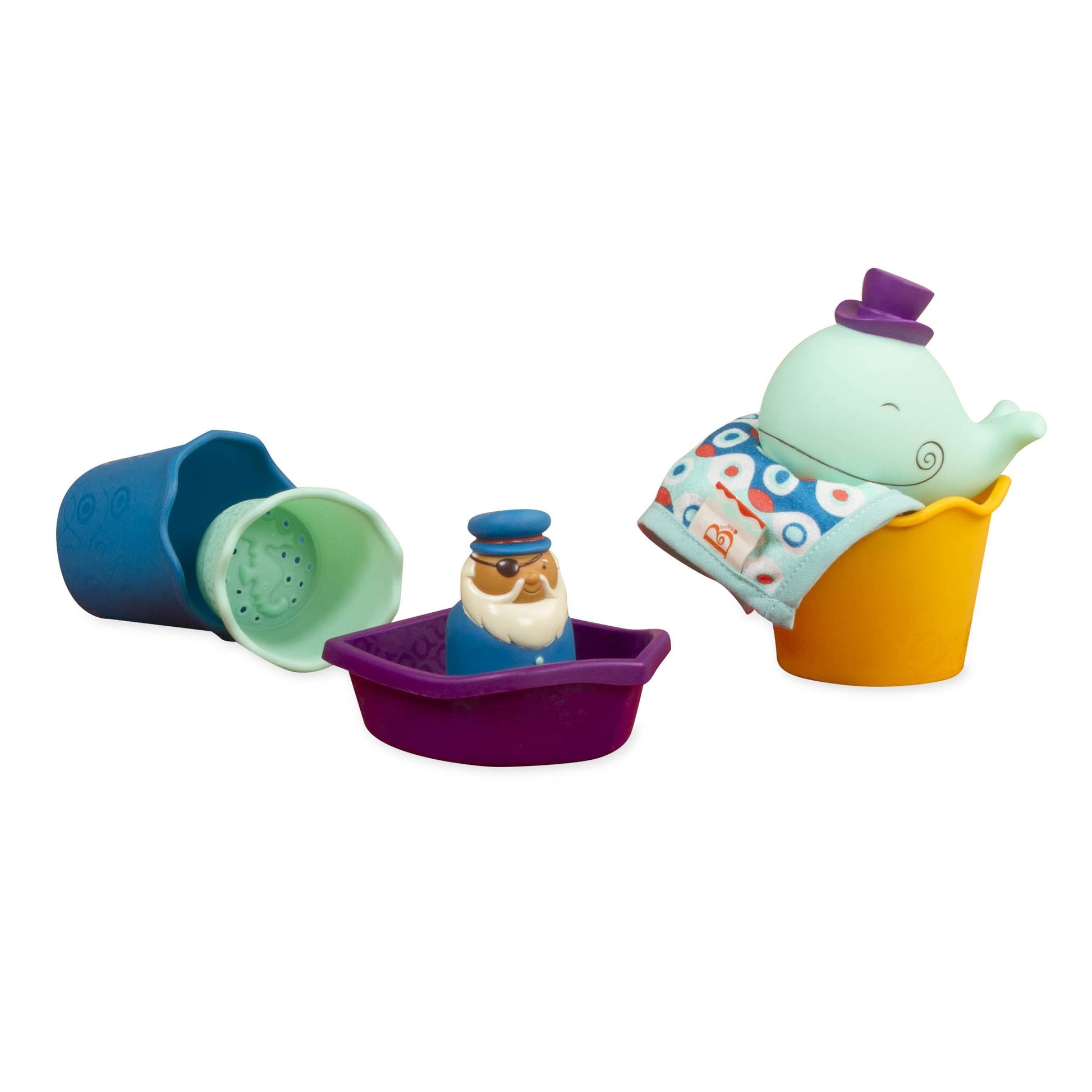 B. Tub Time Wee B. Splashy Bathtime Playset The Toy Wagon