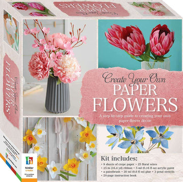 Create Your Own Paper Flowers Box Set