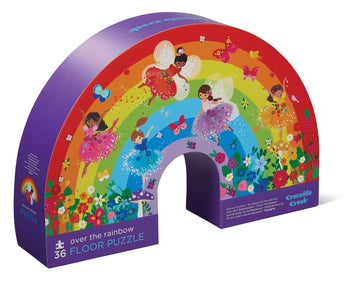 Crocodile Creek 36pc Floor Puzzle Rainbow The Toy Wagon