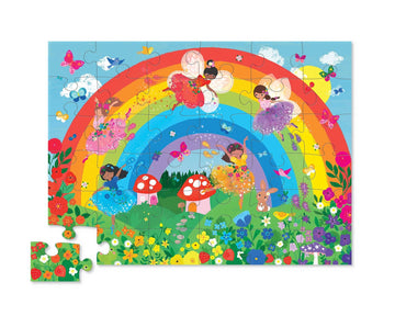 Crocodile Creek 36pc Floor Puzzle Rainbow The Toy Wagon