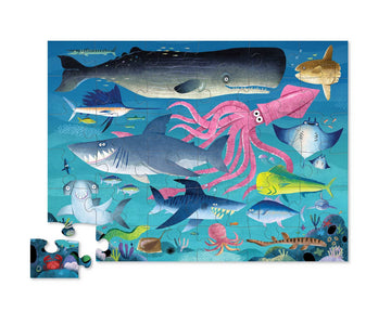Crocodile Creek 36pc Floor Puzzle Shark Reef The Toy wagon