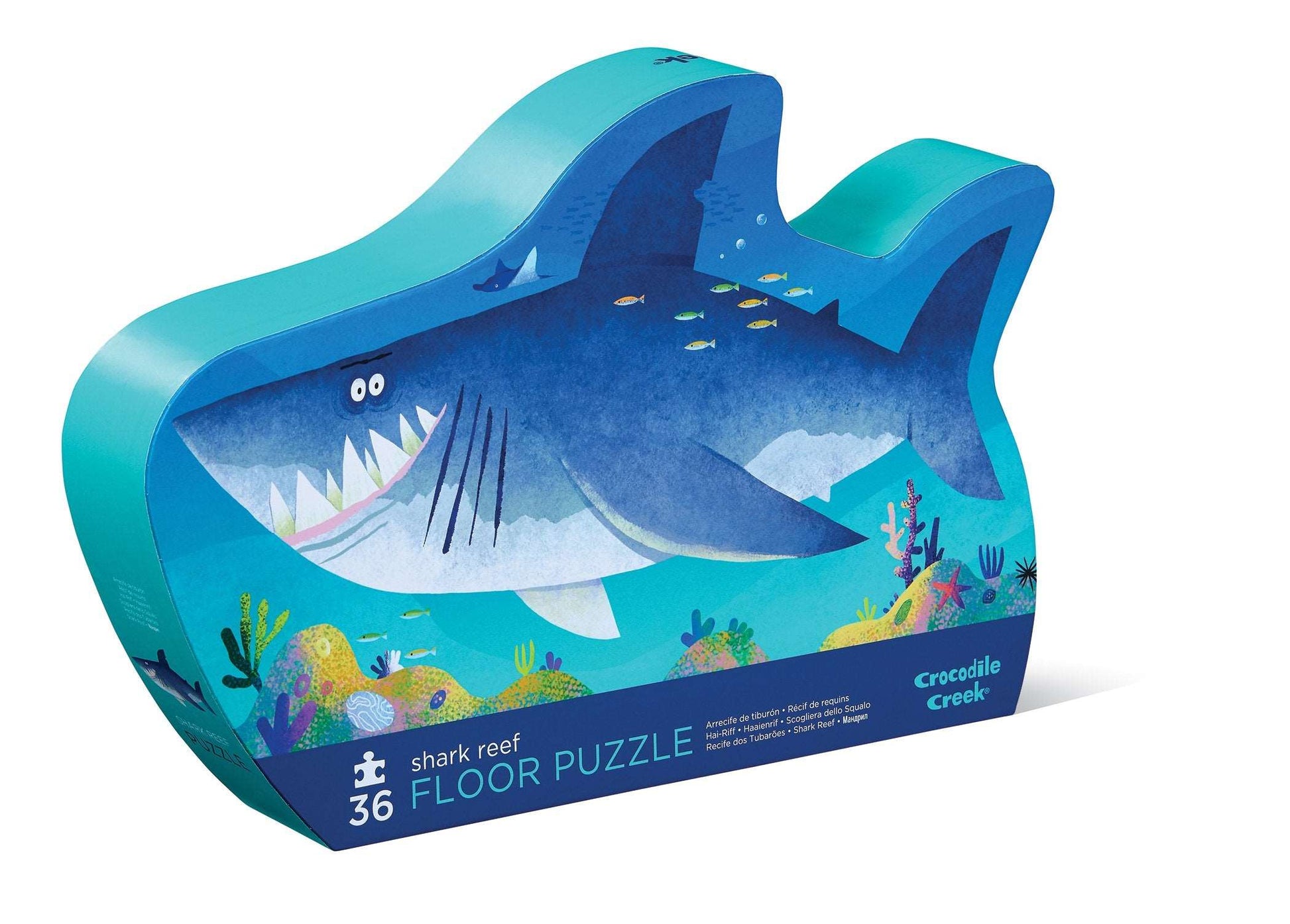 Crocodile Creek 36pc Floor Puzzle Shark Reef The Toy wagon