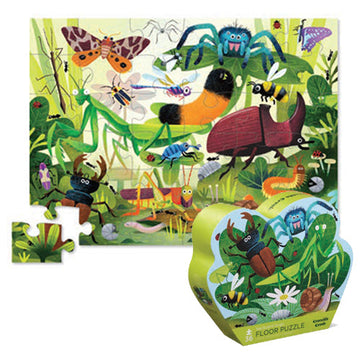 Crocodile Creek 36pc Floor Puzzle Backyard Bugs