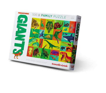 Crocodile Creek 500pc Family Puzzle Prehistoric Giants The Toy Wagon