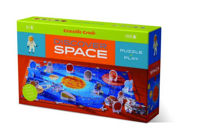 Crocodile Creek Discovery Puzzle Space 100pc - The Toy Wagon