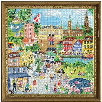 eeBoo 1000pc Puzzle Copenhagen Sq