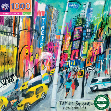 eeBoo 1000pc Puzzle Times Square Sq