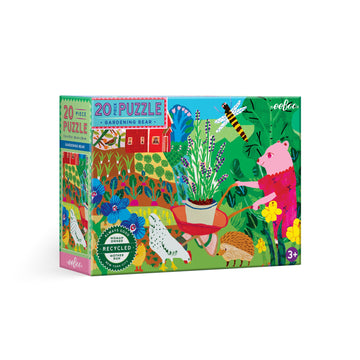 eeBoo 20pc Puzzle Gardening Bear