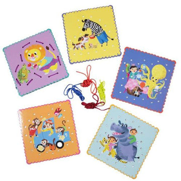 eeBoo Lacing Cards Good Deeds