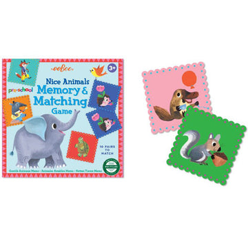 eeBoo Pre-School Nice Animals Memory Game