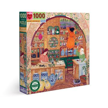 eeBoo 1000pc Puzzle Ancient Apothecary Square