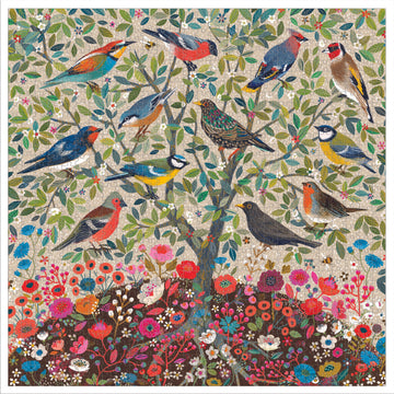 eeBoo 1000pc Puzzle Songbirds Tree The Toy Wagon