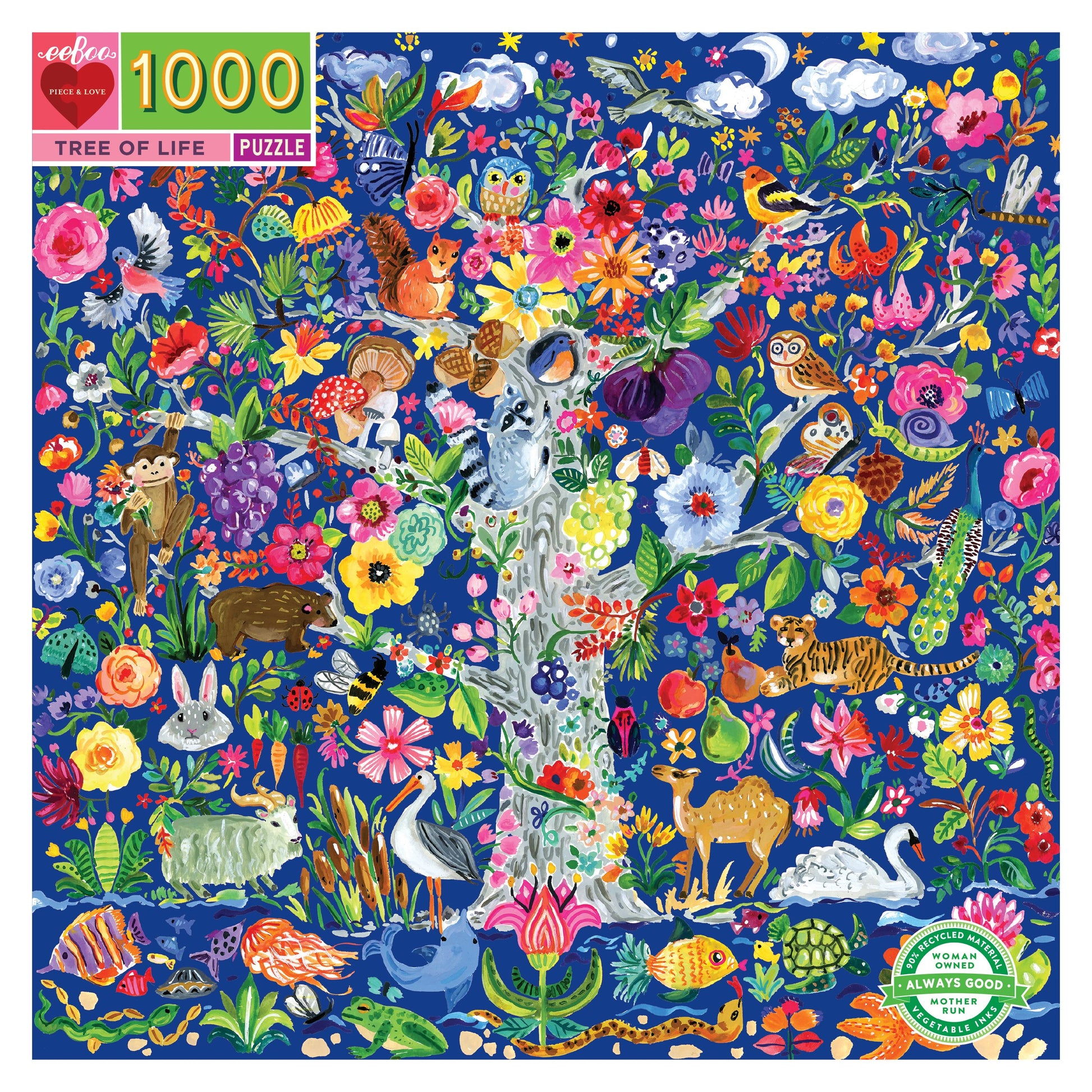 eeBoo 1000pc Puzzle Tree of Life The Toy Wagon