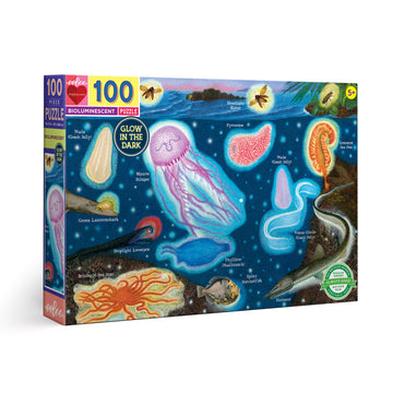eeBoo 100pc Puzzle Bioluminescent