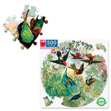eeBoo 500pc Puzzle Hummingbirds Rd The Toy Wagon
