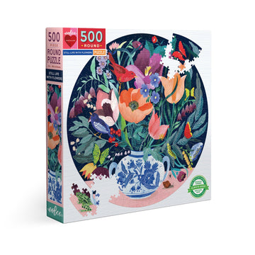 eeBoo 500pc Puzzle Still Life with Flowers