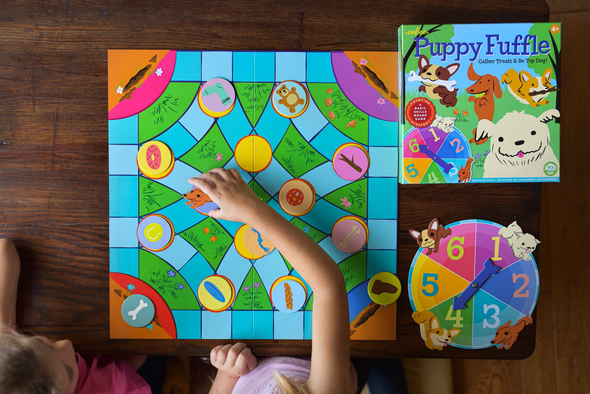 eeBoo Board Game PuPink Poppyy Fuffle The Toy Wagon