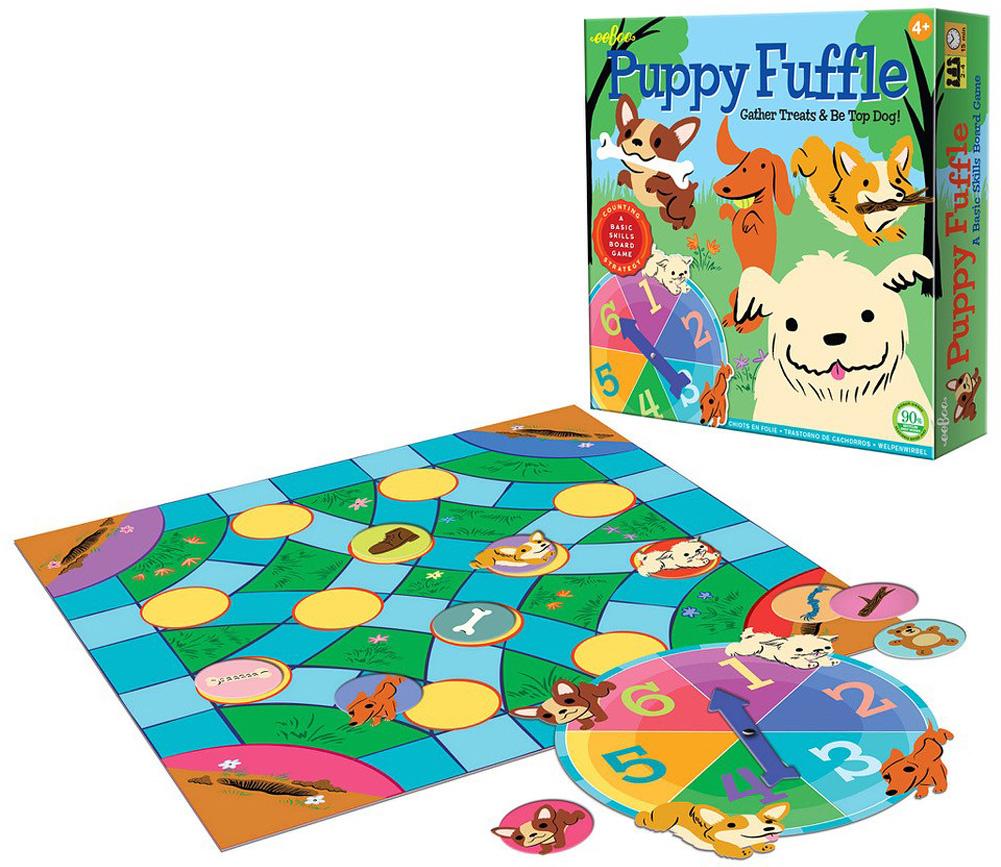 eeBoo Board Game PuPink Poppyy Fuffle The Toy Wagon