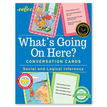 eeBoo Flashcards Whats Going On Here Hardbox The Toy Wagon