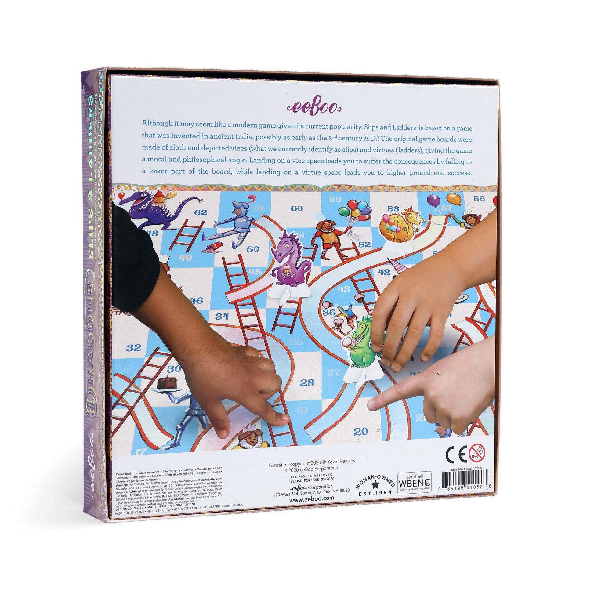 eeBoo Game Dragons Slips & Ladders The Toy Wagon