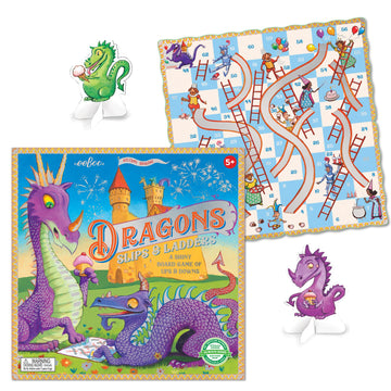 eeBoo Game Dragons Slips & Ladders The Toy Wagon