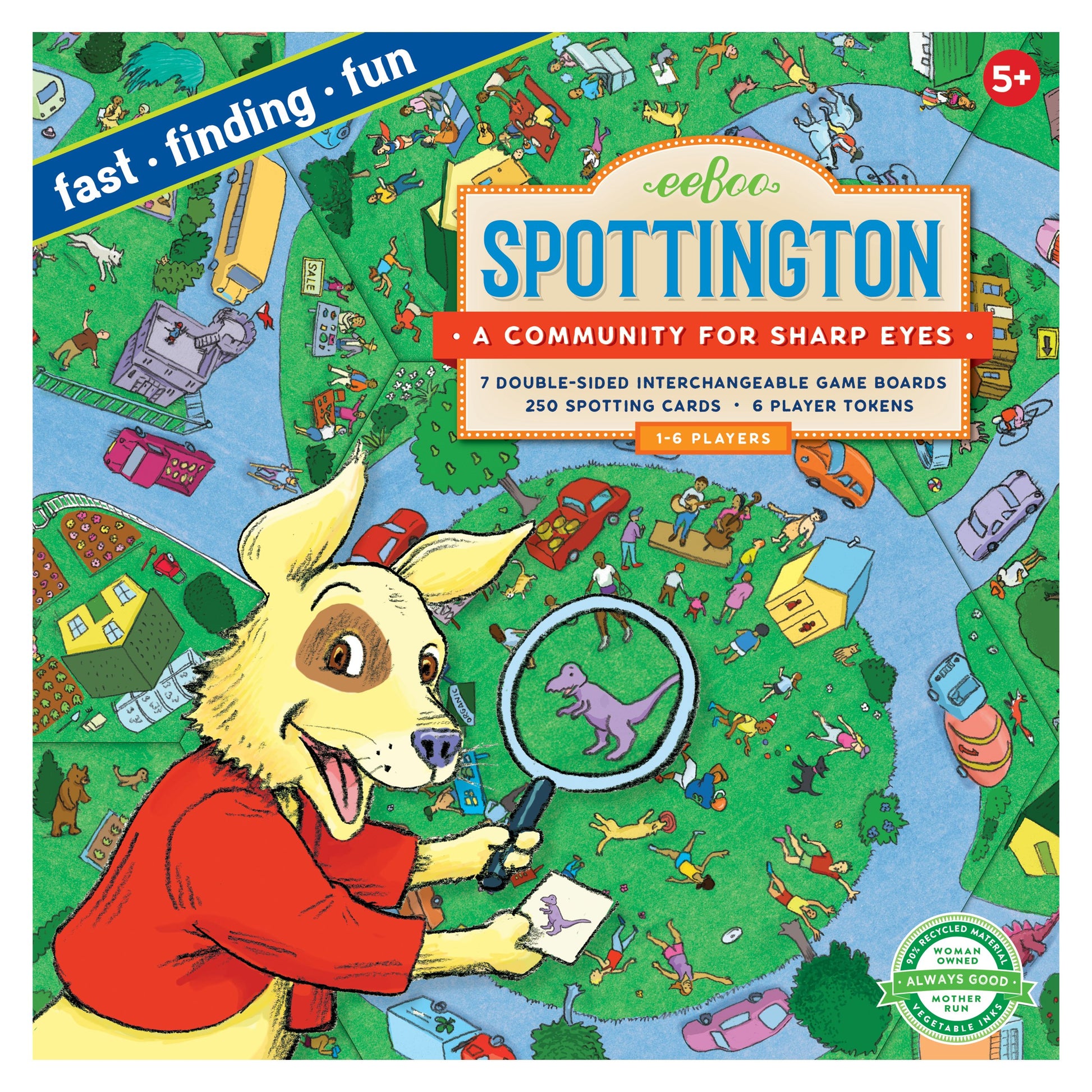 eeBoo Game Spottington The Toy Wagon