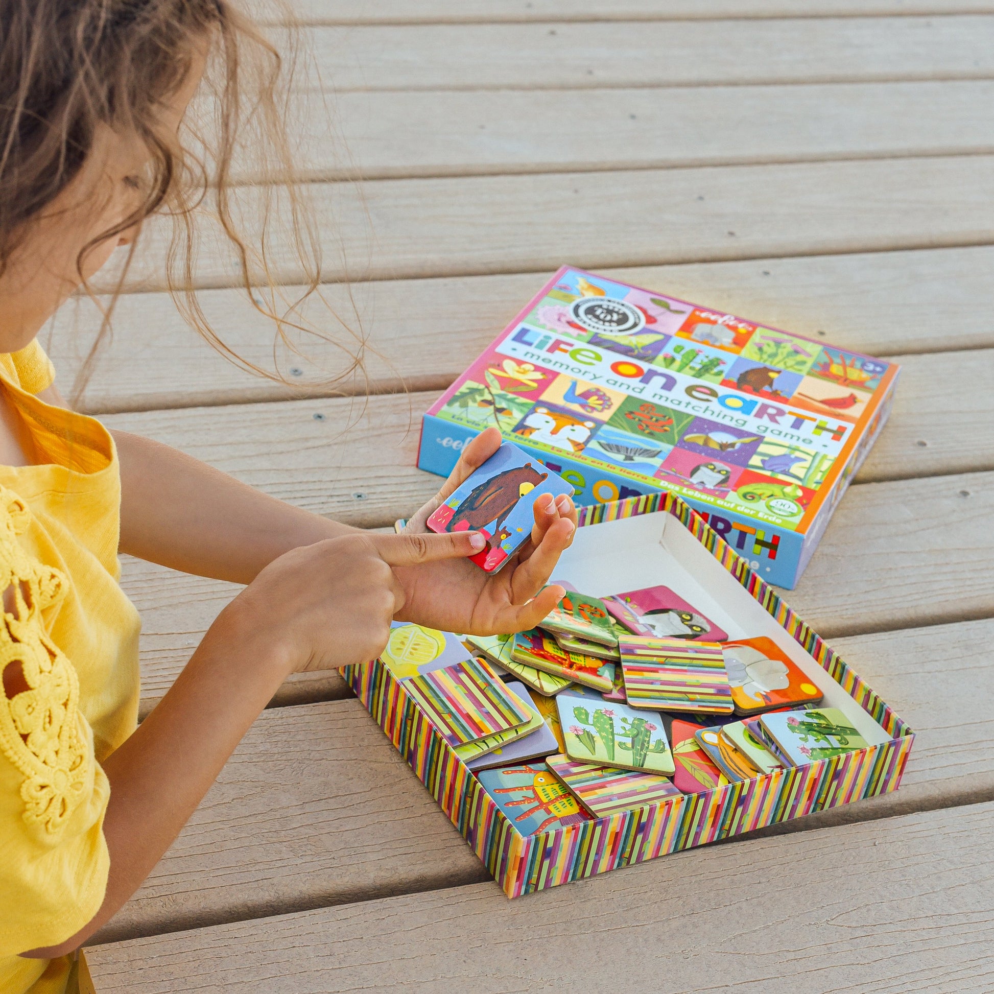 eeBoo Matching Game Life on Earth E The Toy Wagon