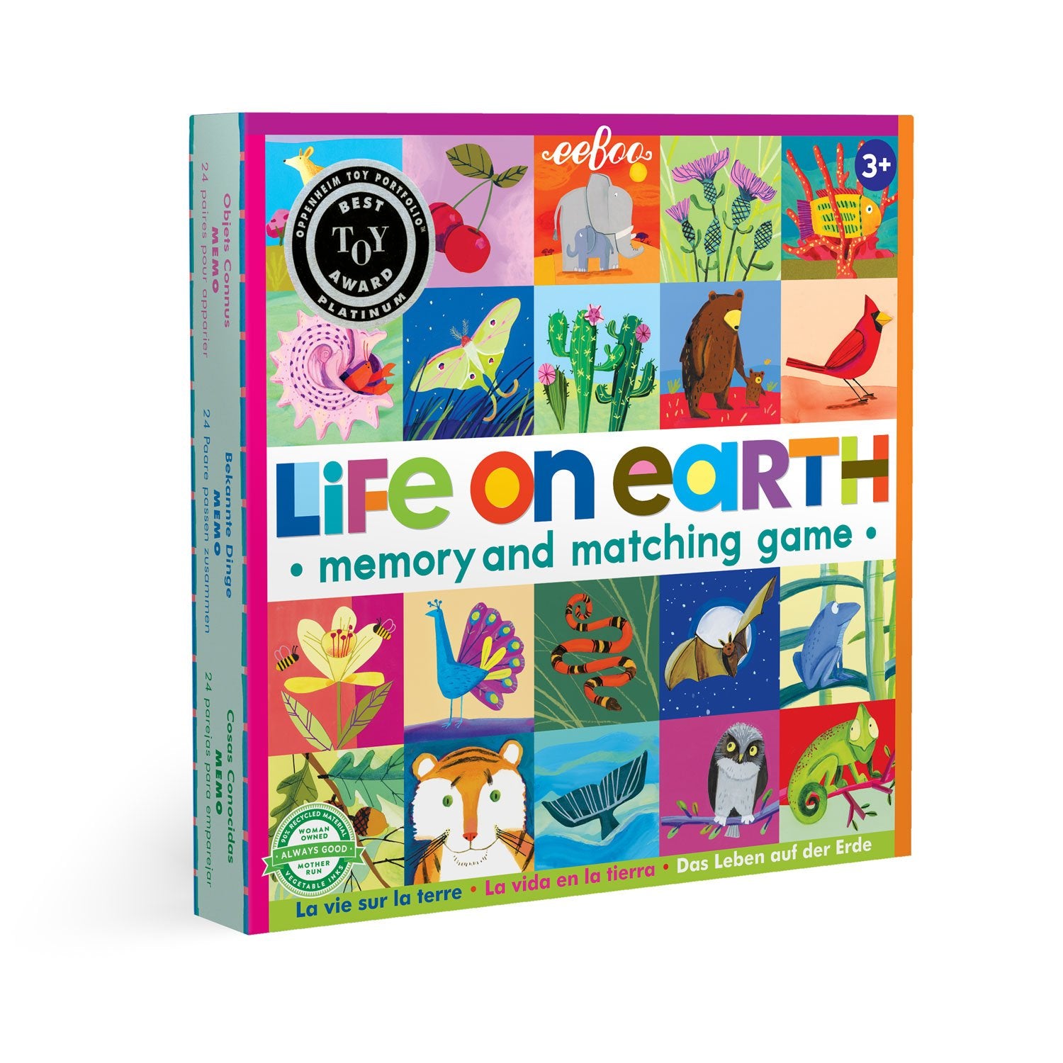 eeBoo Matching Game Life on Earth E The Toy Wagon