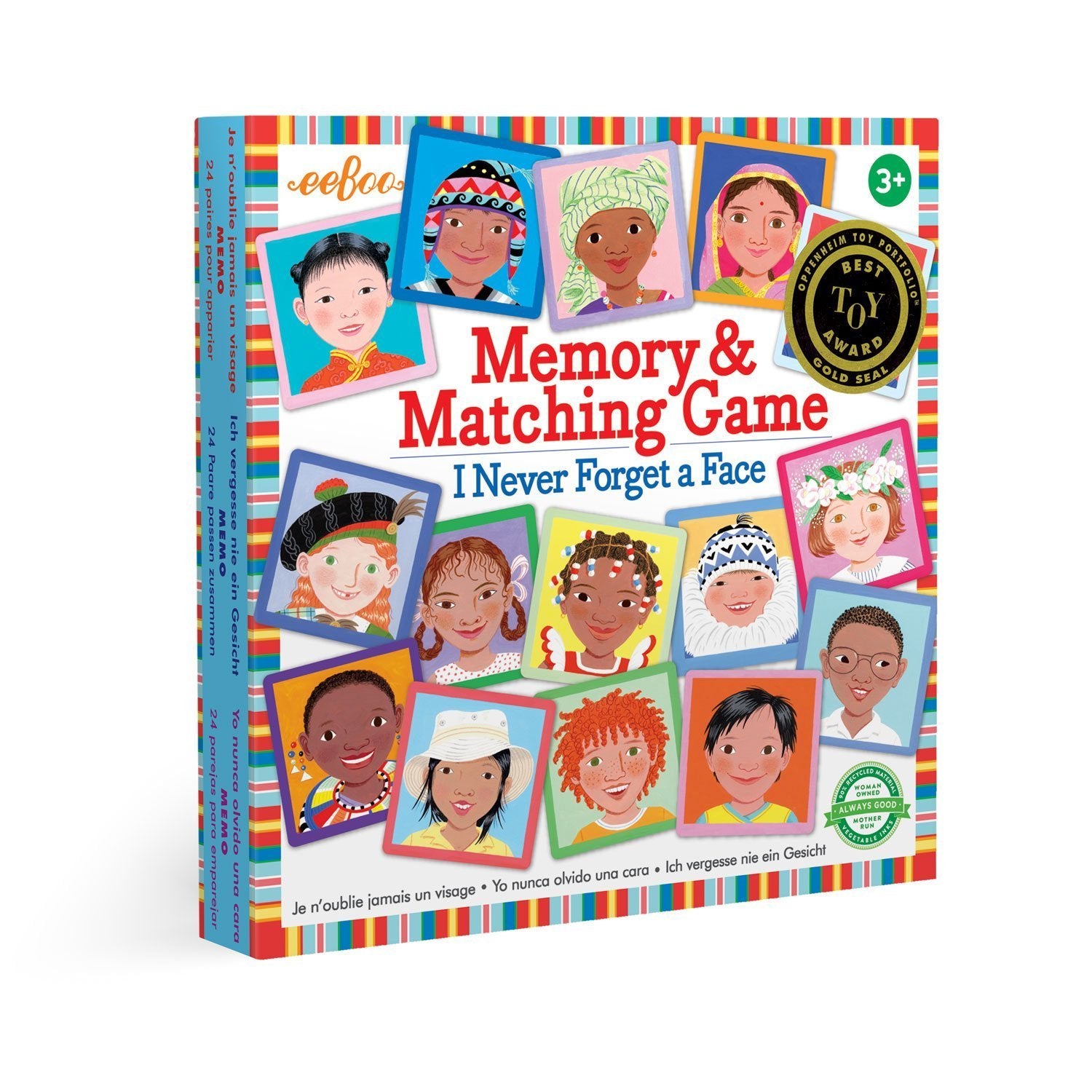 eeBoo Memory Game I Never Forget a Face E The Toy wagon