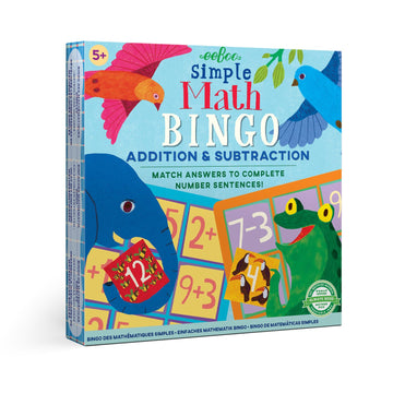 eeBoo Simple Math Bingo The Toy Wagon