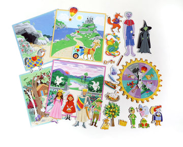 eeBoo Spinner Game Fairytale The Toy Wagon