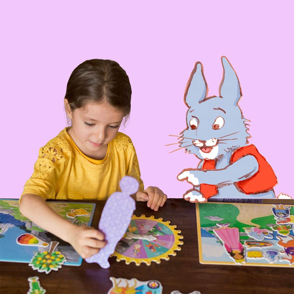 eeBoo Spinner Game Fairytale The Toy Wagon