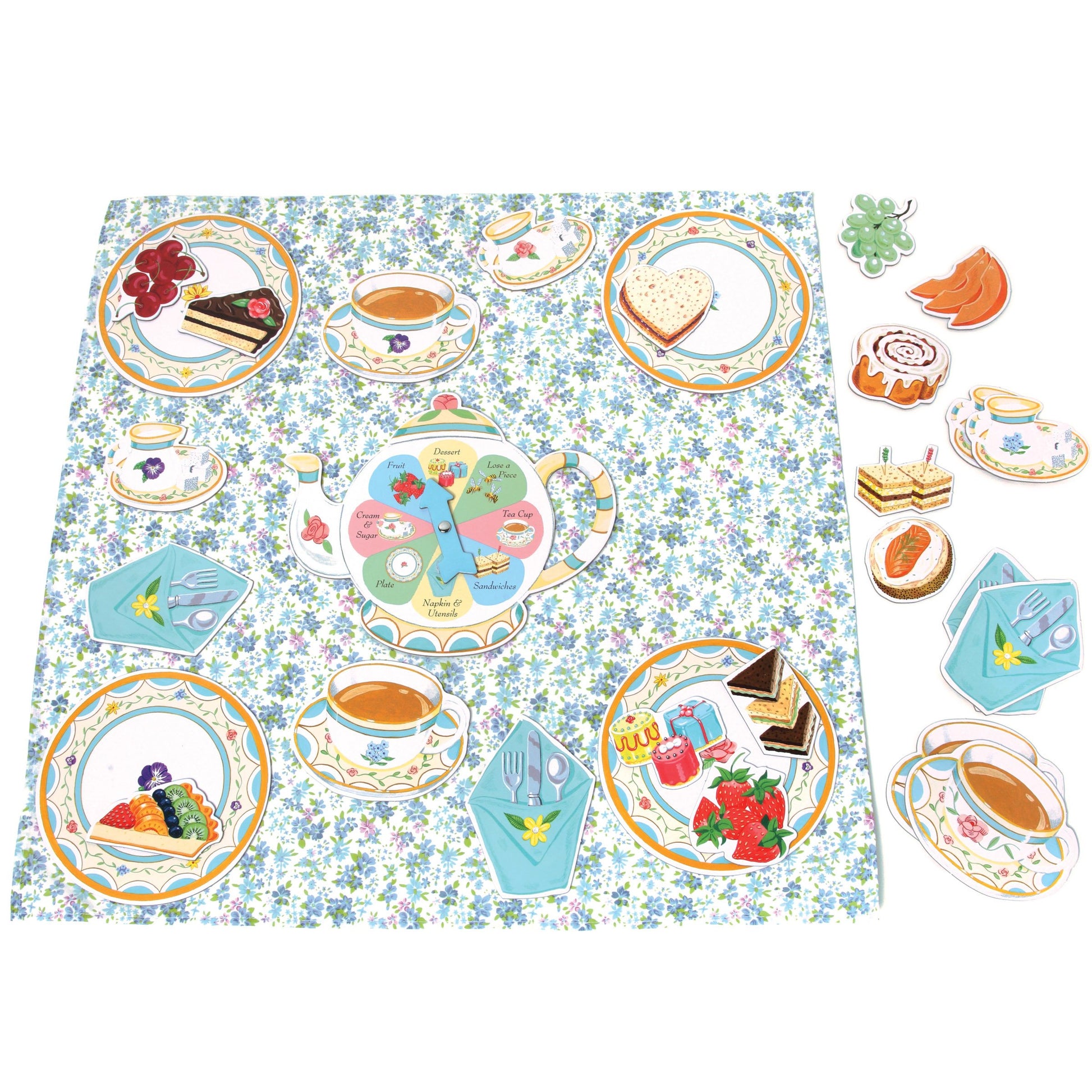 eeBoo Spinner Game Tea Party The Toy Wagon