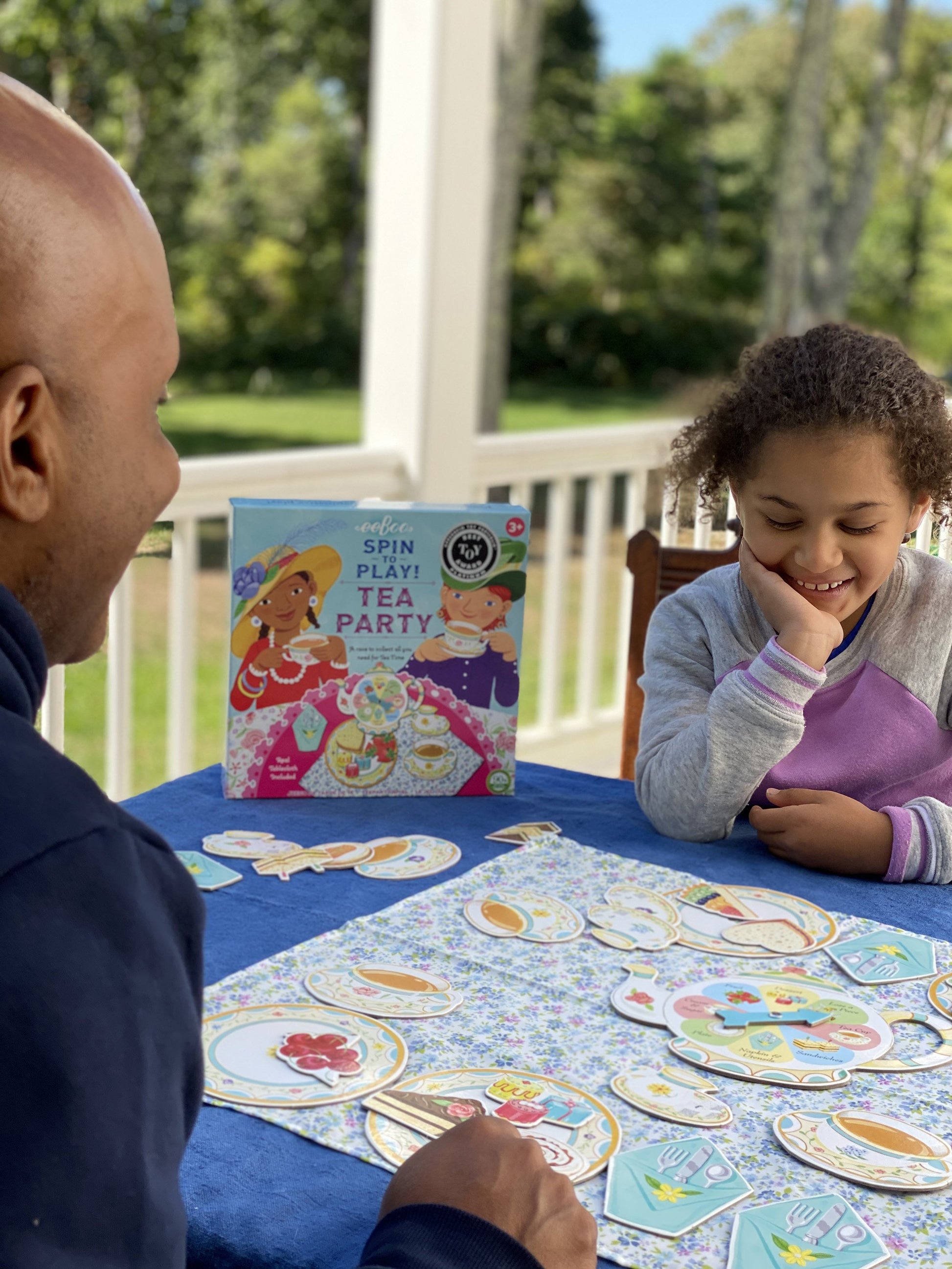 eeBoo Spinner Game Tea Party The Toy Wagon