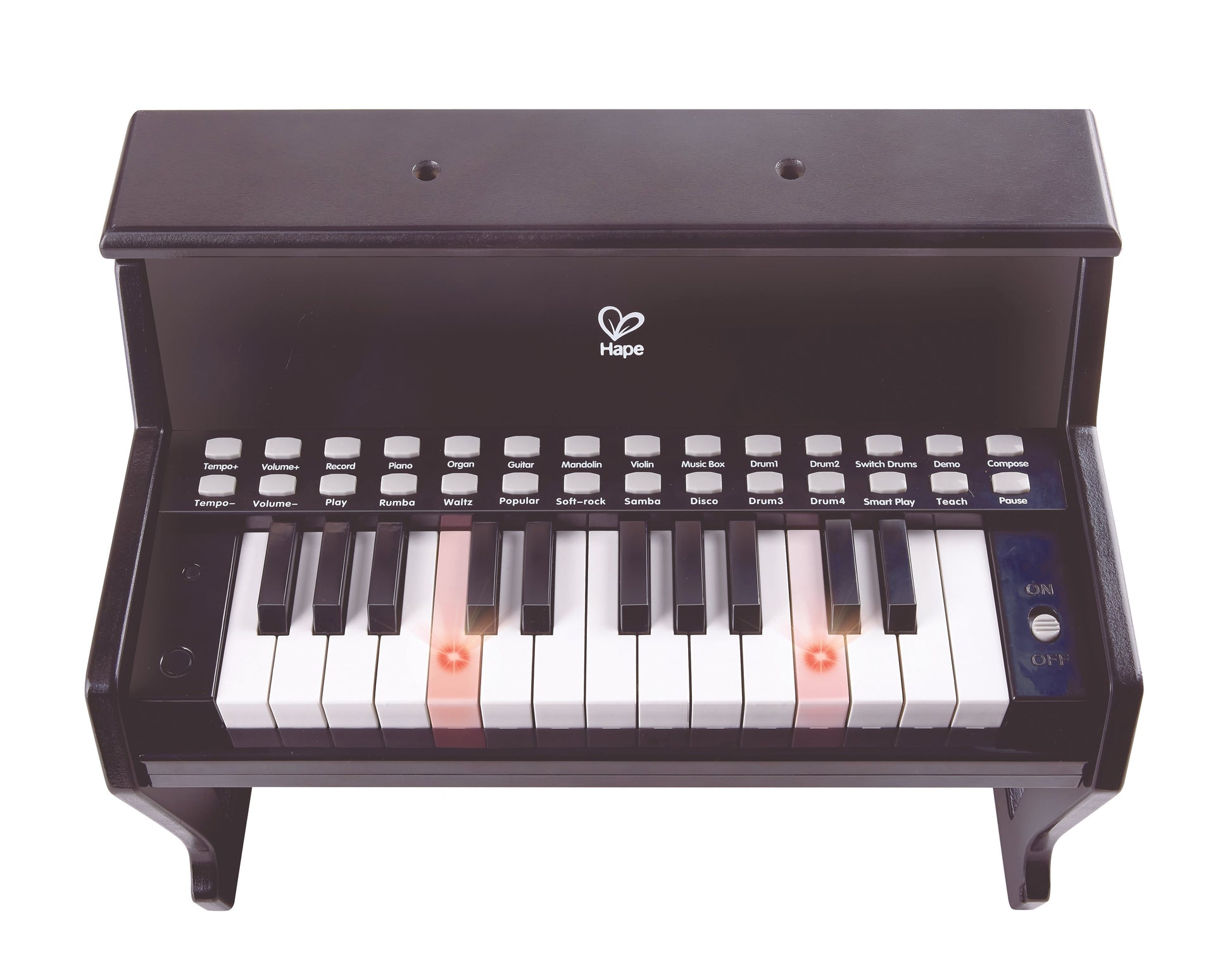Hape Learn with Lights Piano Black