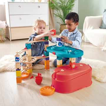 Hape Quadrilla Stack Track Bucket Set