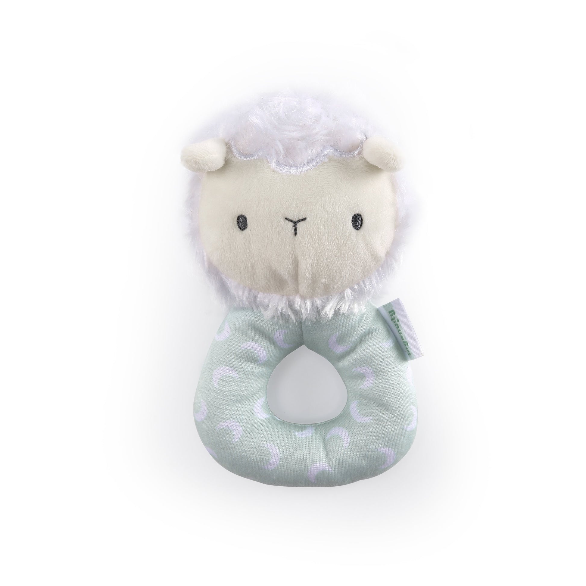 Ingenuity Plush Ring Rattle Sheep - Sheppy the Toy Wagon