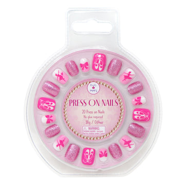 (NI6) Romantic Ballet Press On Nails The Toy Wagon