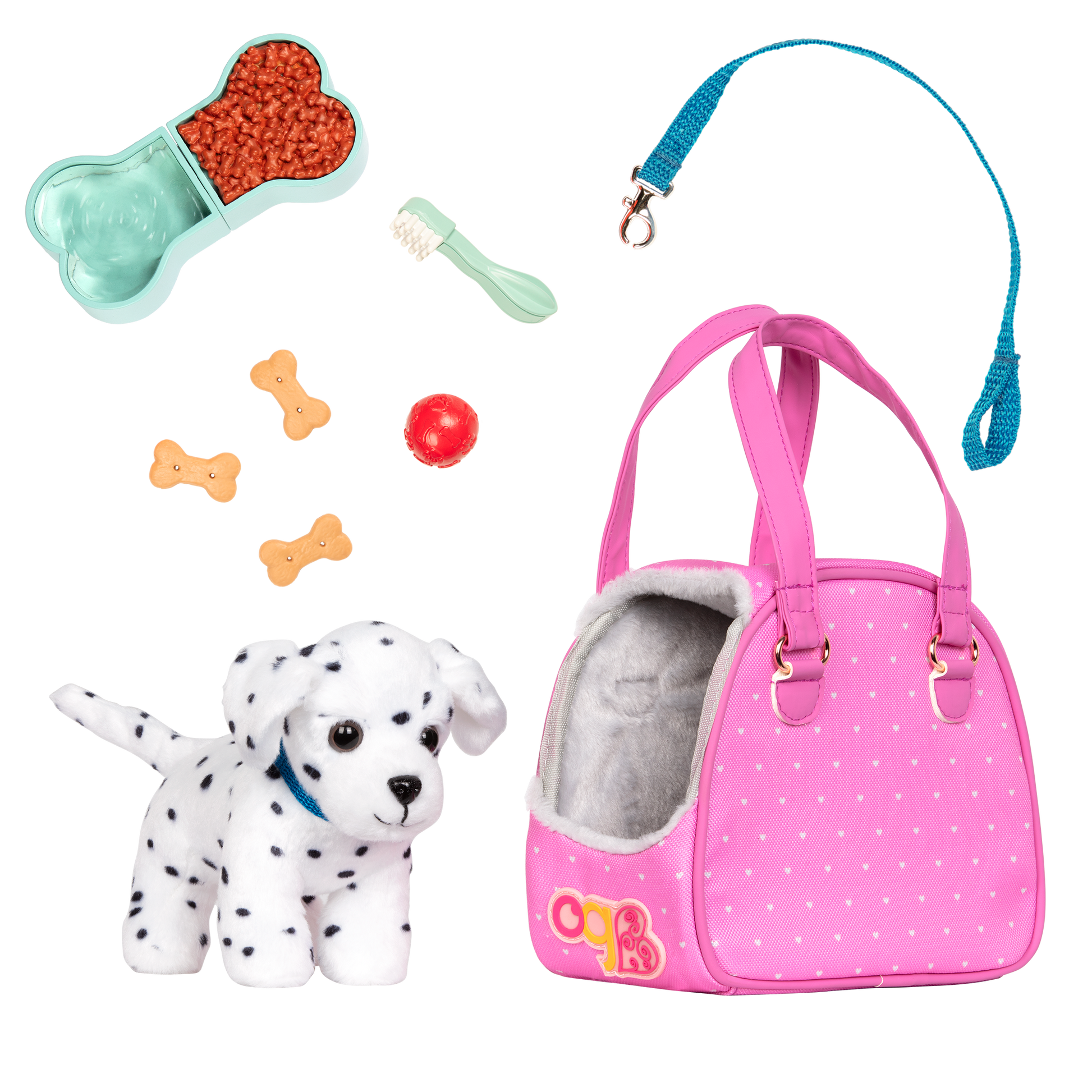 Our Generation 6" Dalmation Pup with Bag & Accessories The Toy Wagon