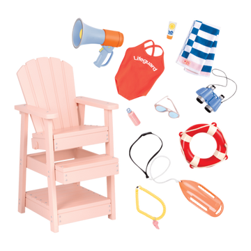 Our Generation  Accessory - Lifeguard Chair Play Set