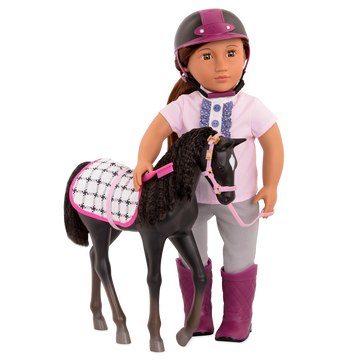 Our Generation  Horse Black Velvet Foal The Toy Wagon