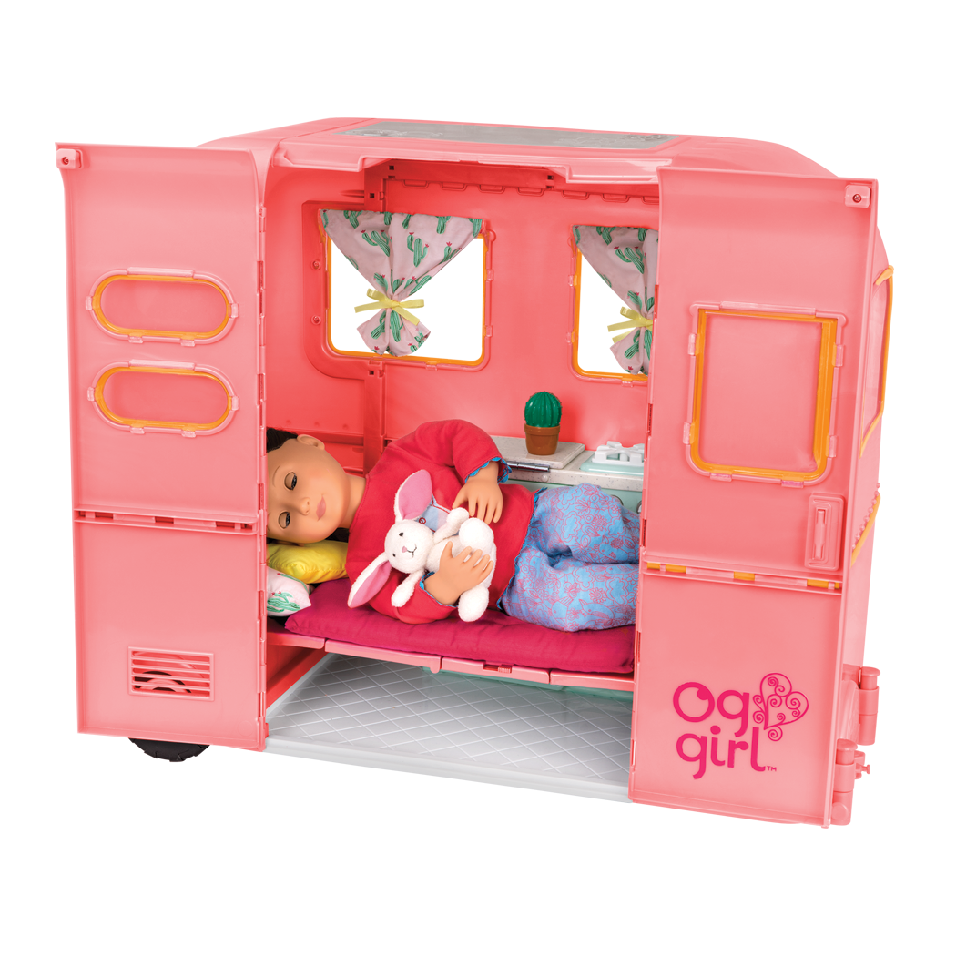 Our Generation R.V. Seeing You Camper Pink for 18" Doll The Toy Wagon