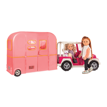 Our Generation R.V. Seeing You Camper Pink for 18" Doll The Toy Wagon