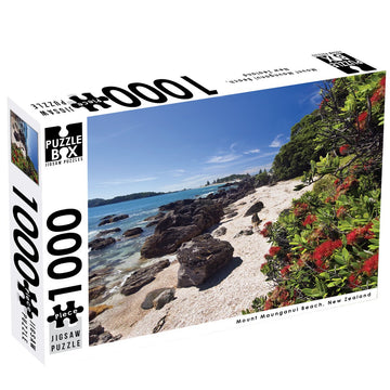 Premium Cut 1000pc Puzzle: Mt Maunganui Beach