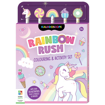 5-pencil Rainbow Rush Colouring & Activity Set