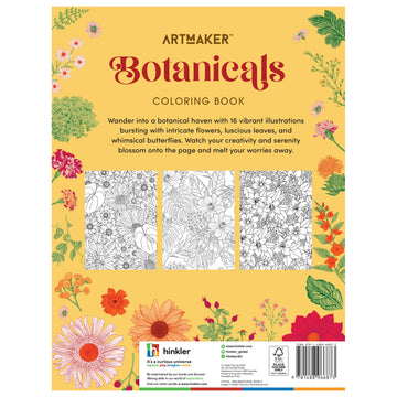 Art Maker Colouring Botanicals