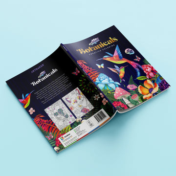 Art Maker Pop Velvet Botanicals Colouring Book