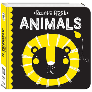 Baby’s First High Contrast Neon Board Book: Animals