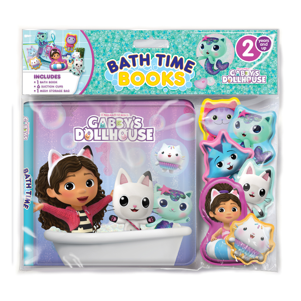 Bath Time Books - Gabbys Dollhouse