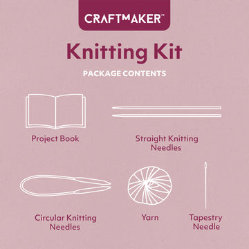 Craft Maker Classic Knitting Kit